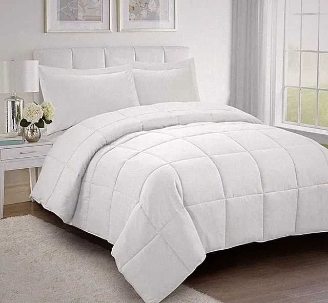 Down Alternative Comforter Set 3 PCS with Shams All Season Reversible Comforter