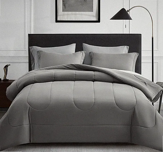 Maple&Stone California King Size Comforter Set 7 Pieces Bed in a Bag - Down